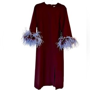 Tuckernuck Winetasting Feather Eleanor Dress- Size M (NWT)